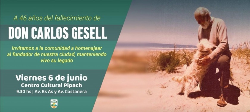 ACTO POR EL ANIVERSARIO DEL FALLECIMIENTO DE DON CARLOS GESELL